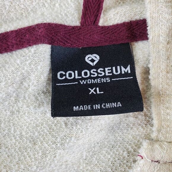 Missouri State Bears Hoodie Womens XL Tan Colosseum Lightweight Pullover Sweater - Picture 2 of 8